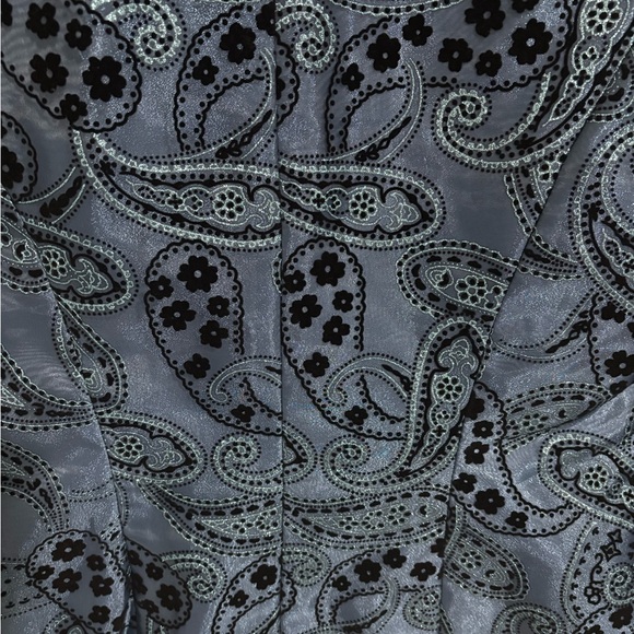 R&M Richards Blue Paisley Blazer - Picture 8 of 8